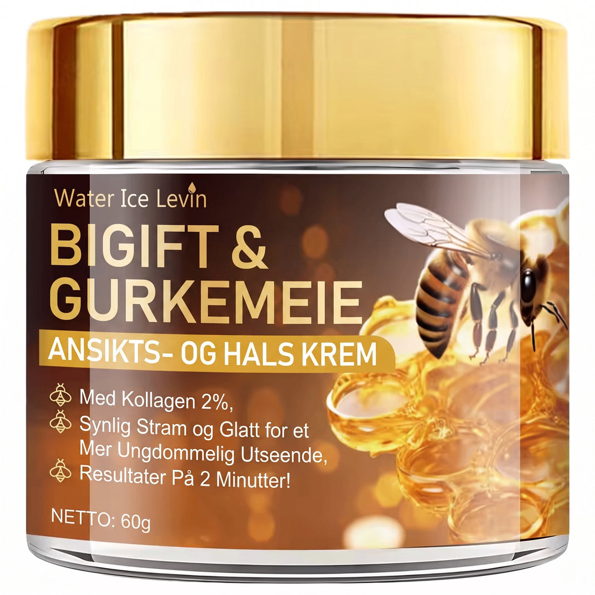 Bigift & Gurkemeie Ansikts- og Halskrem